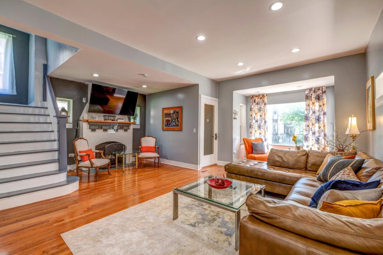 Spacious 5-Br House Near Transit W Parking Чикаго Экстерьер фото